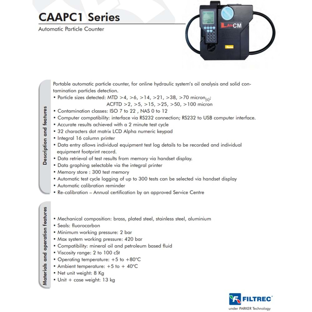 CAAPC1 OIL MONITOR