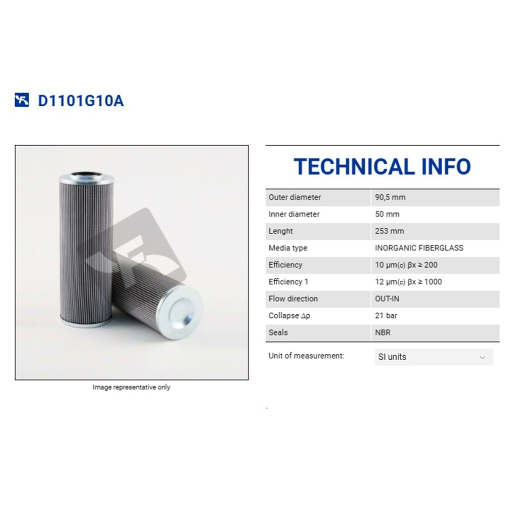 FILTREC D1101G10A FILTER ELEMENT