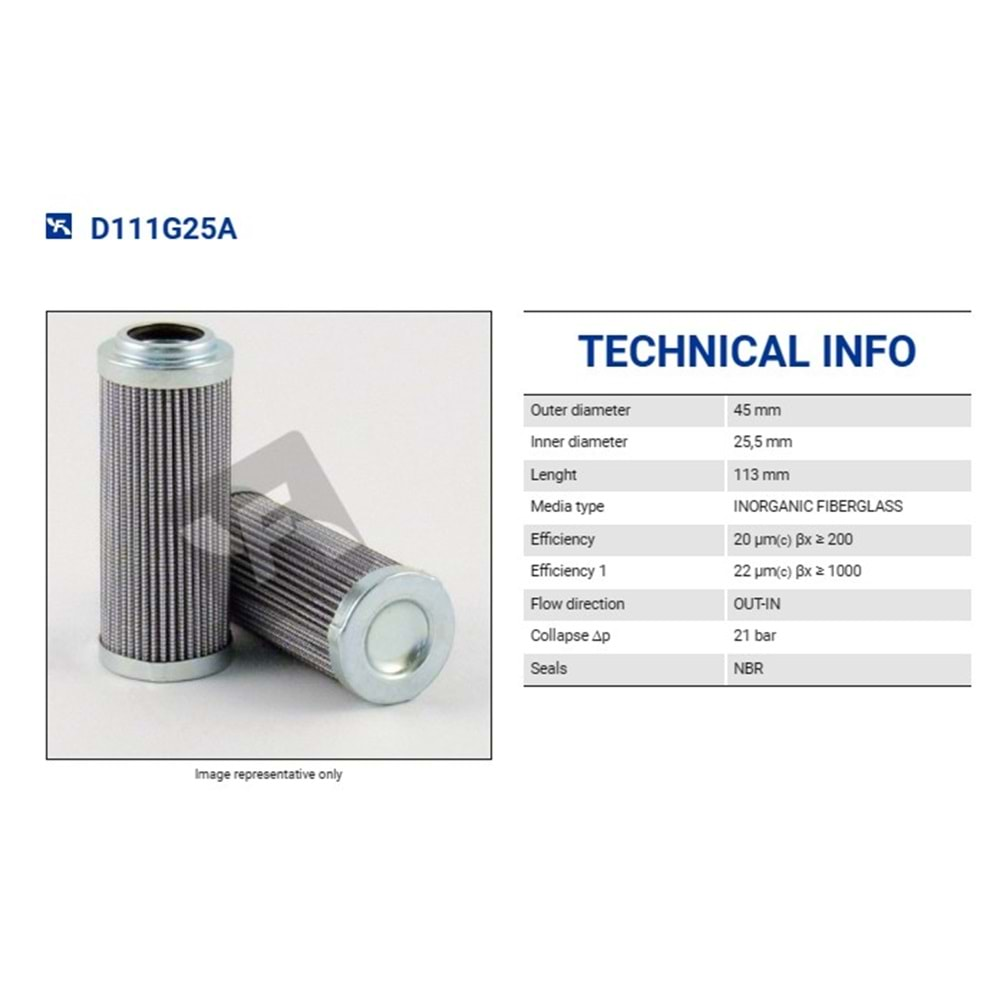 FILTREC D111G25A FILTER ELEMENT