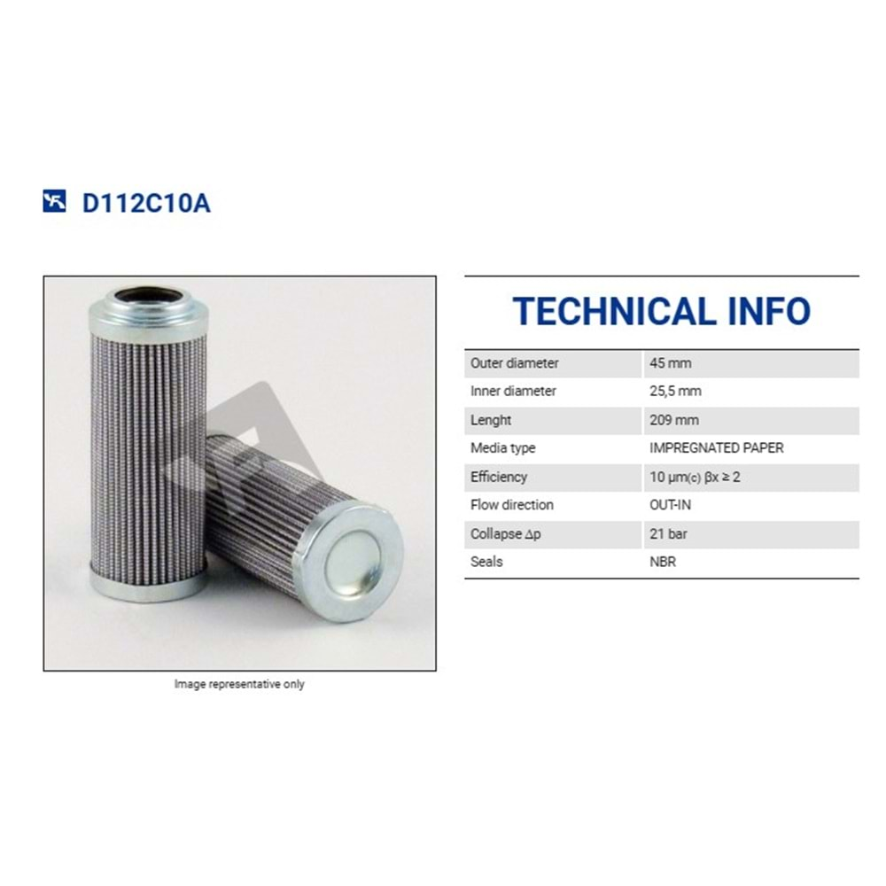 FILTREC D112C10A FILTER ELEMENT