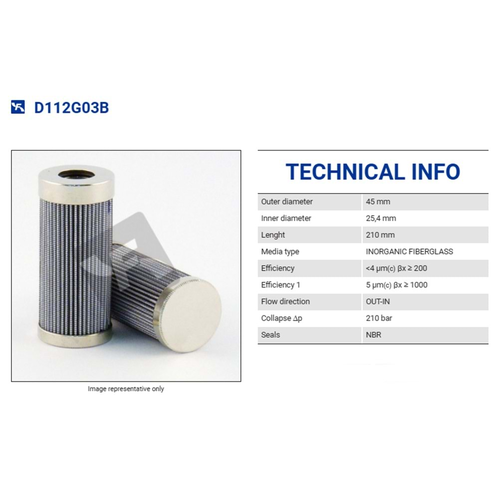 FILTREC D112G03B FILTER ELEMENT