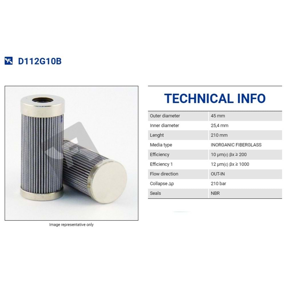 FILTREC D112G10B FILTER ELEMENT