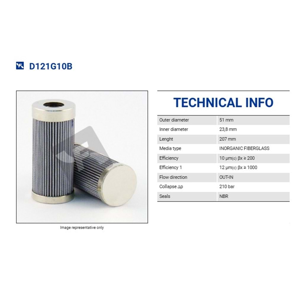 FILTREC D121G10B FILTER ELEMENT