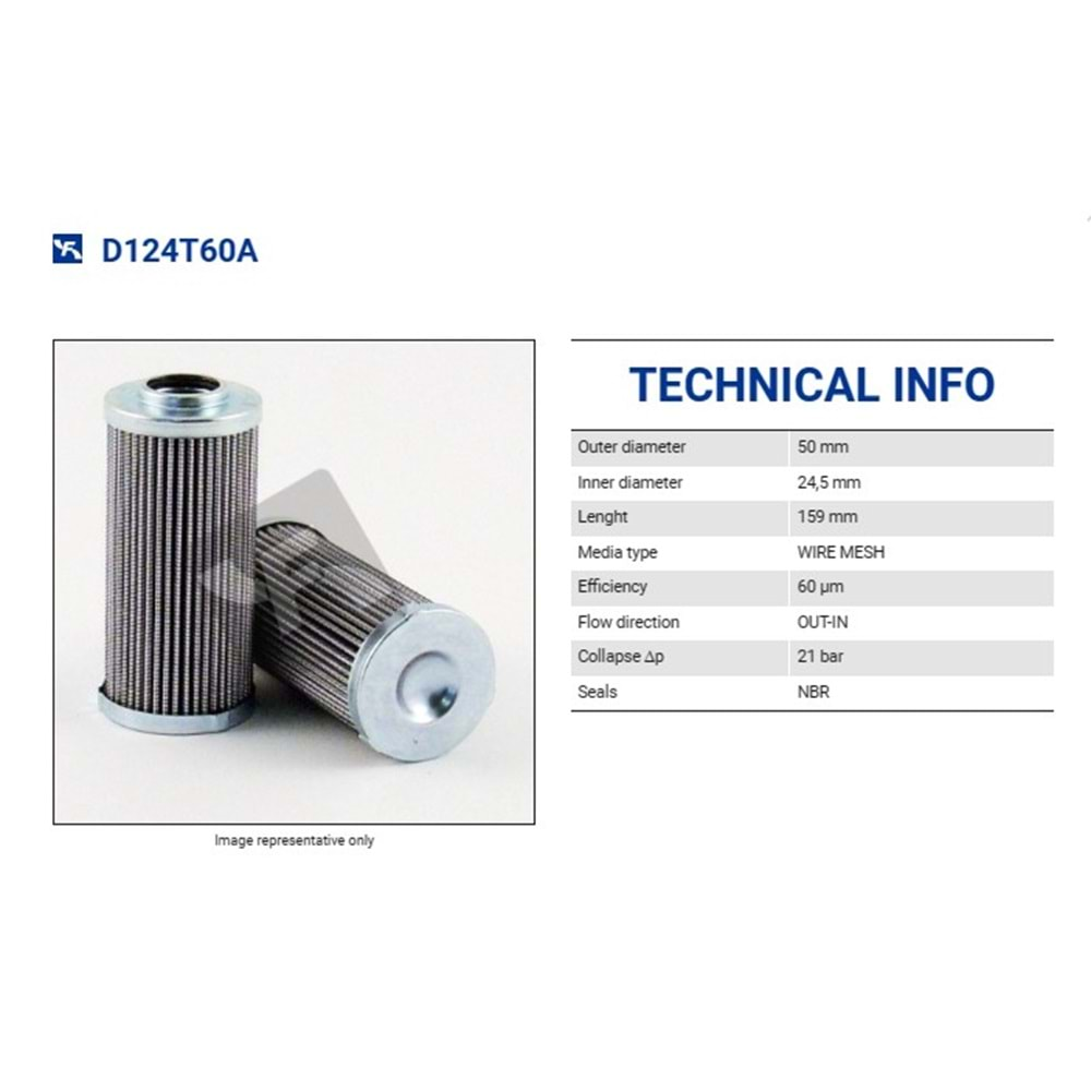 FILTREC D124T60A FILTER ELEMENT