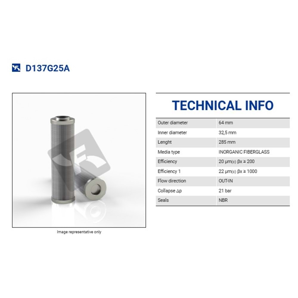 FILTREC D137G25A FILTER ELEMENT