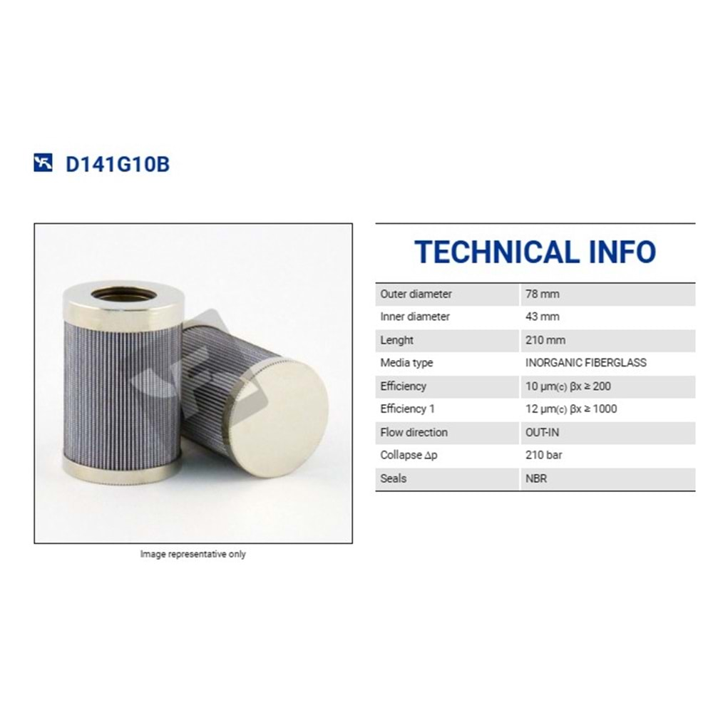 FILTREC D141G10B FILTER ELEMENT