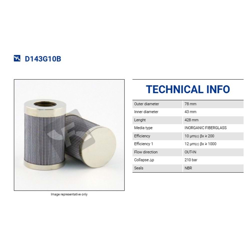 FILTREC D143G10B FILTER ELEMENT