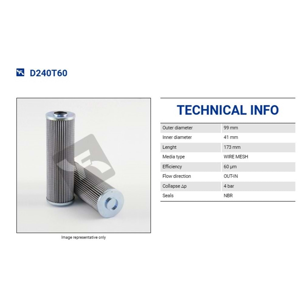 FILTREC D240T60 FILTER ELEMENT