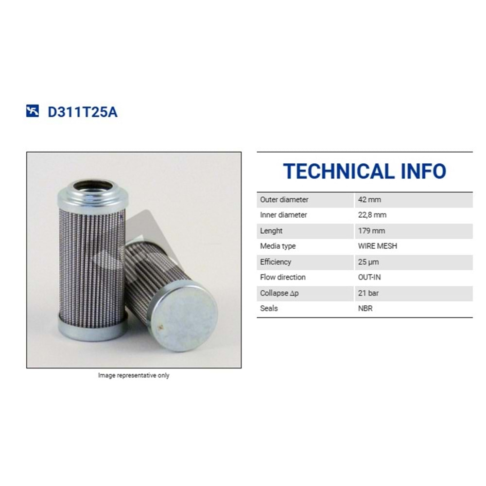 FILTREC D311T25A FILTER ELEMENT