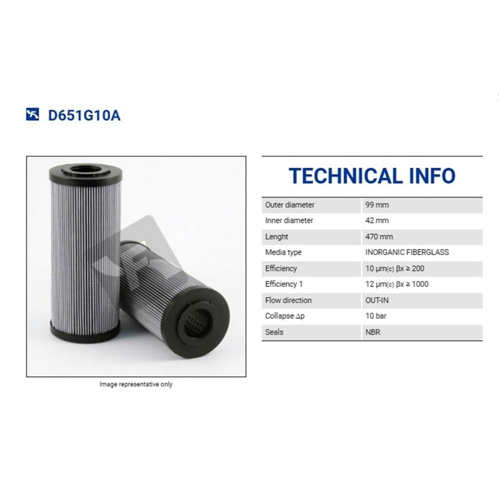 FILTREC D651G10A FILTER ELEMENT