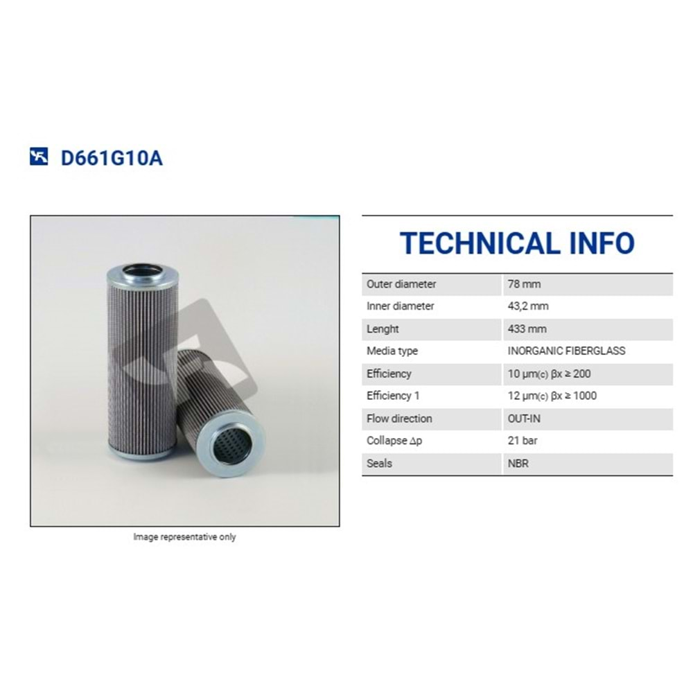 FILTREC D661G10A FILTER ELEMENT