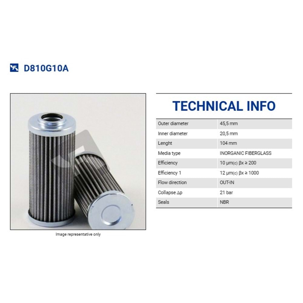 FILTREC D810G10A FILTER ELEMENT