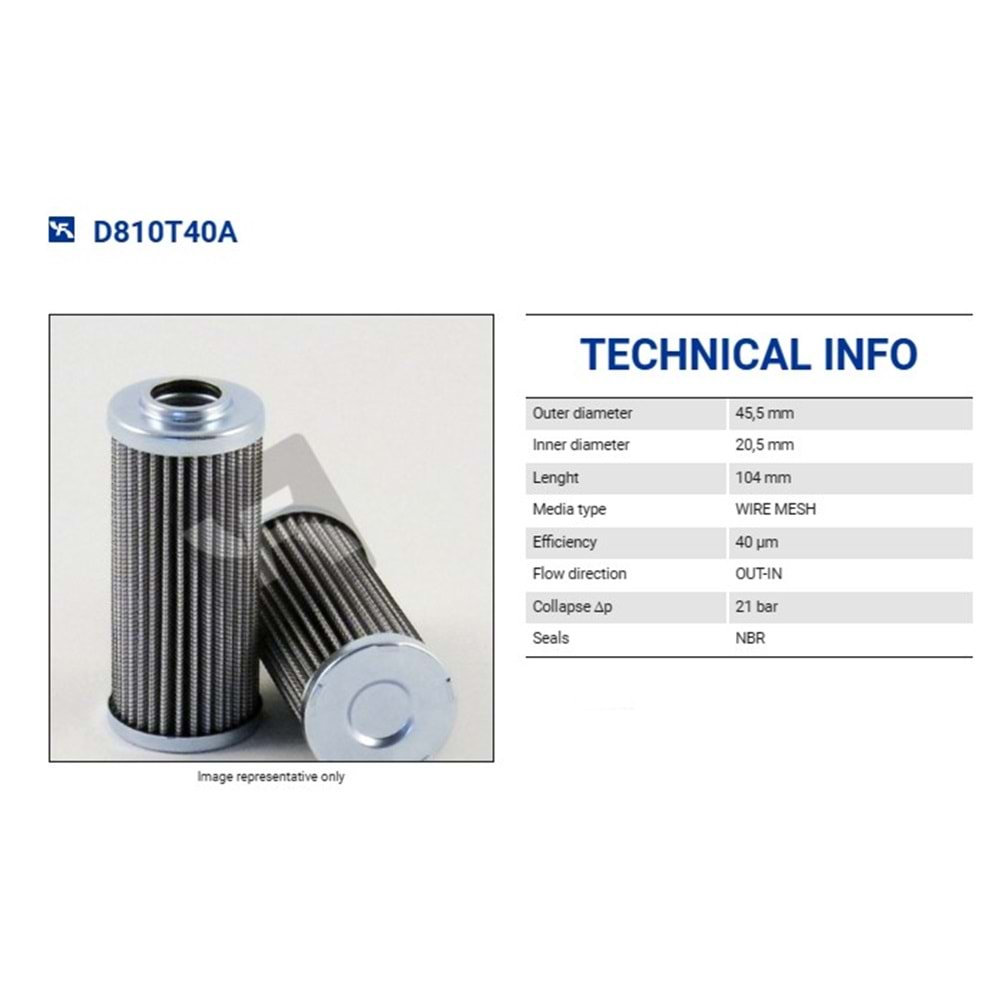 FILTREC D810T40A FILTER ELEMENT