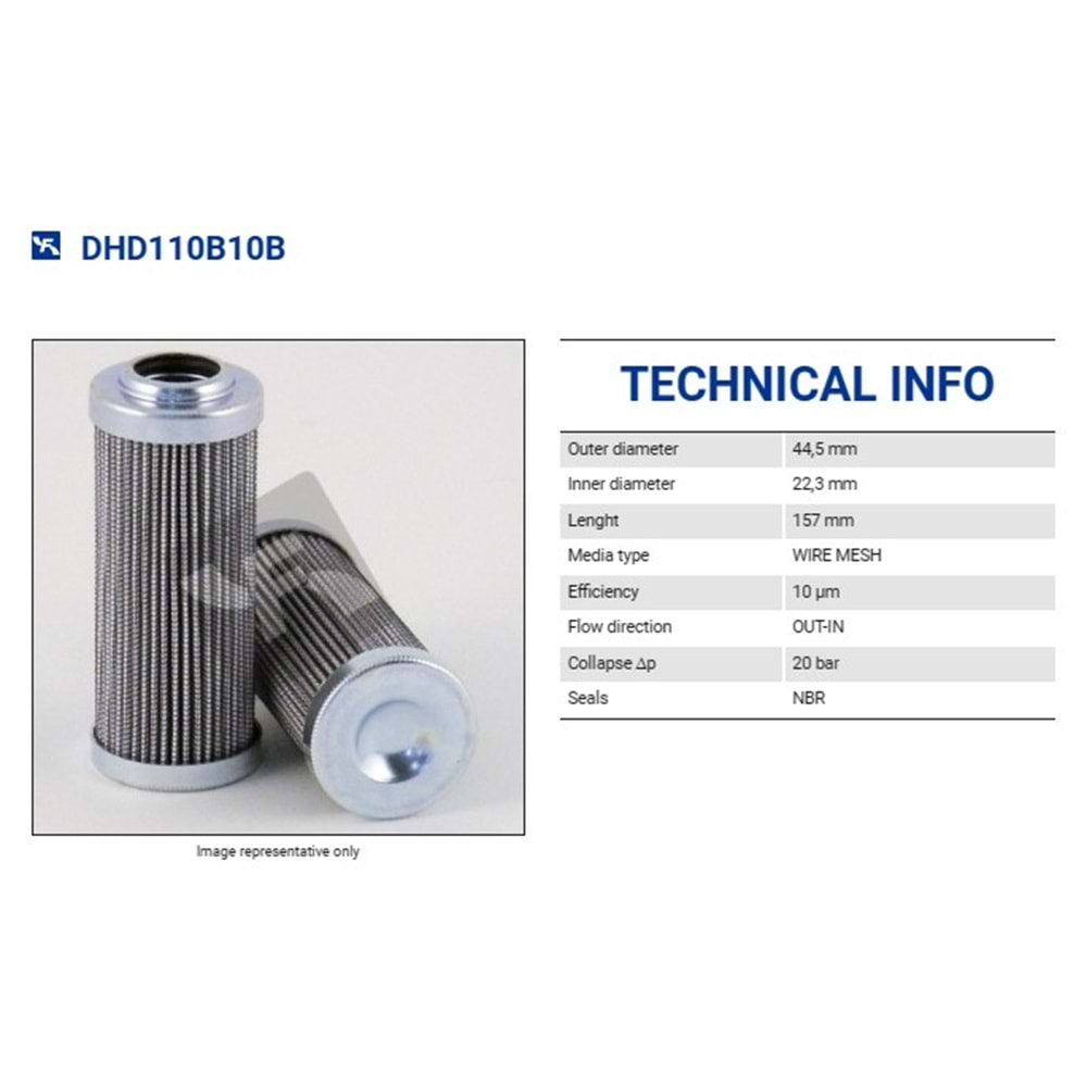 FILTREC DHD110B10B FILTER ELEMENT