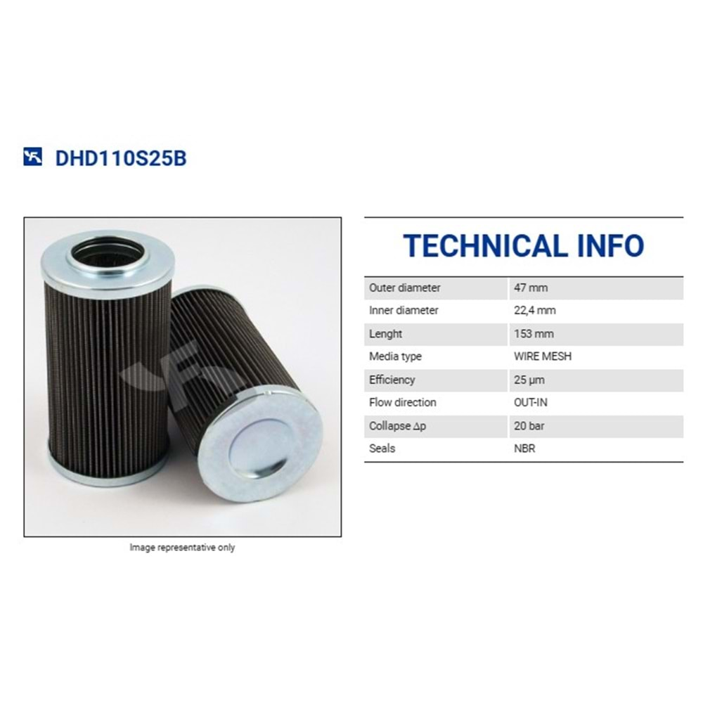 FILTREC DHD110S25B FILTER ELEMENT