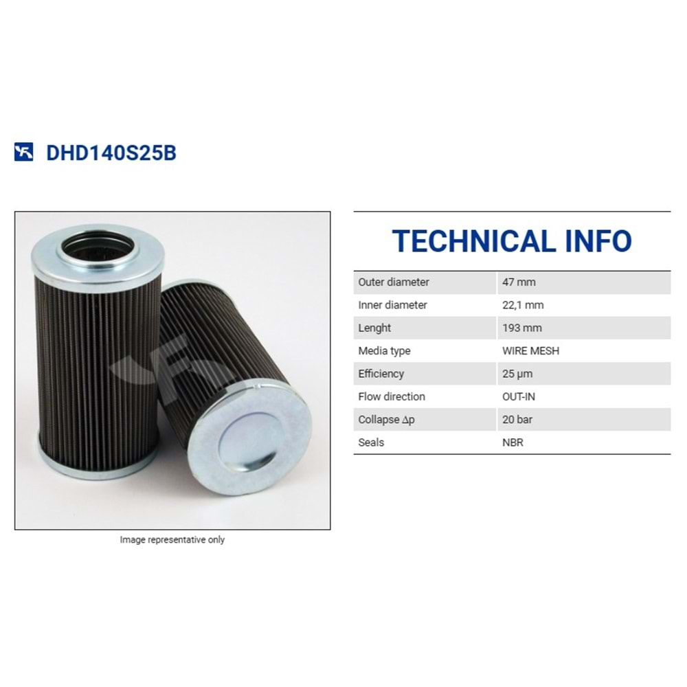 FILTREC DHD140S25B FILTER ELEMENT