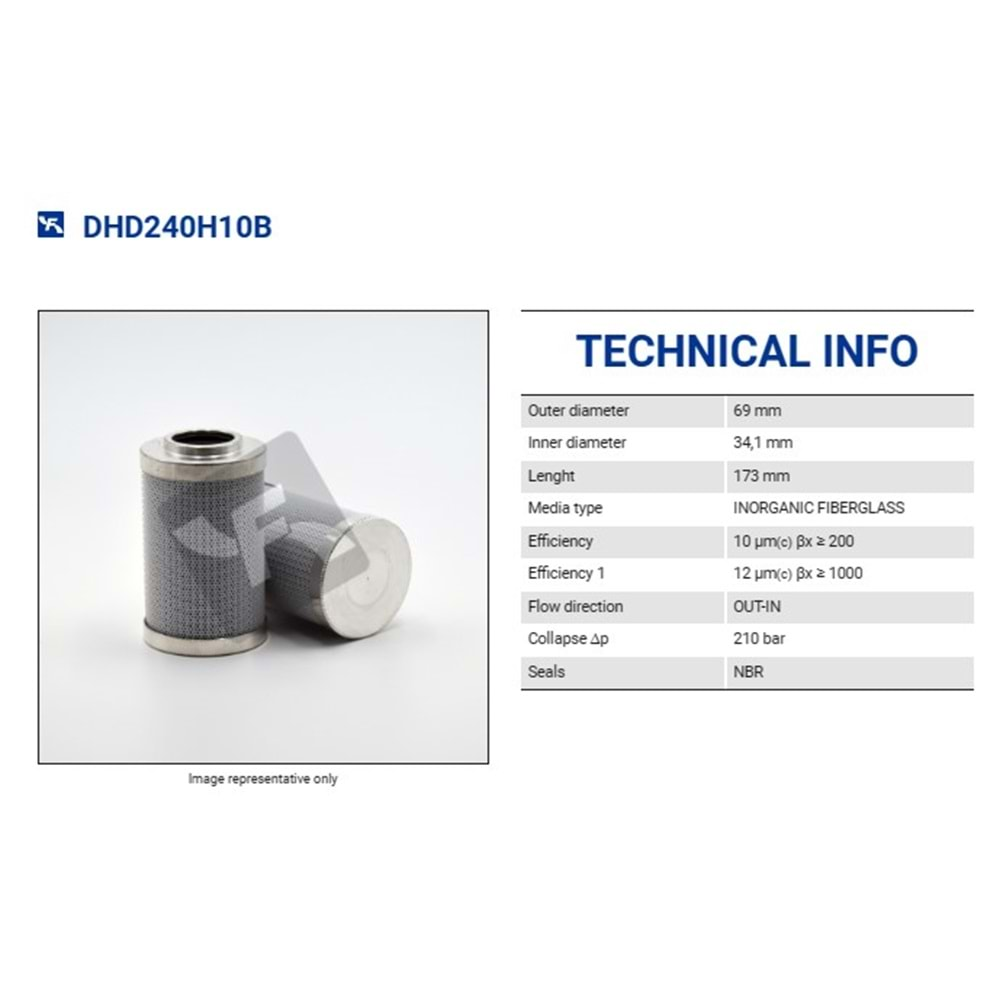 FILTREC DHD240H10B FILTER ELEMENT