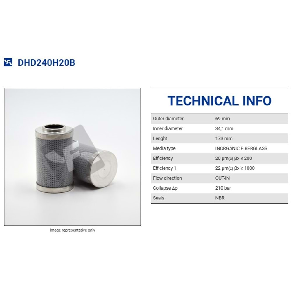 FILTREC DHD240H20B FILTER ELEMENT