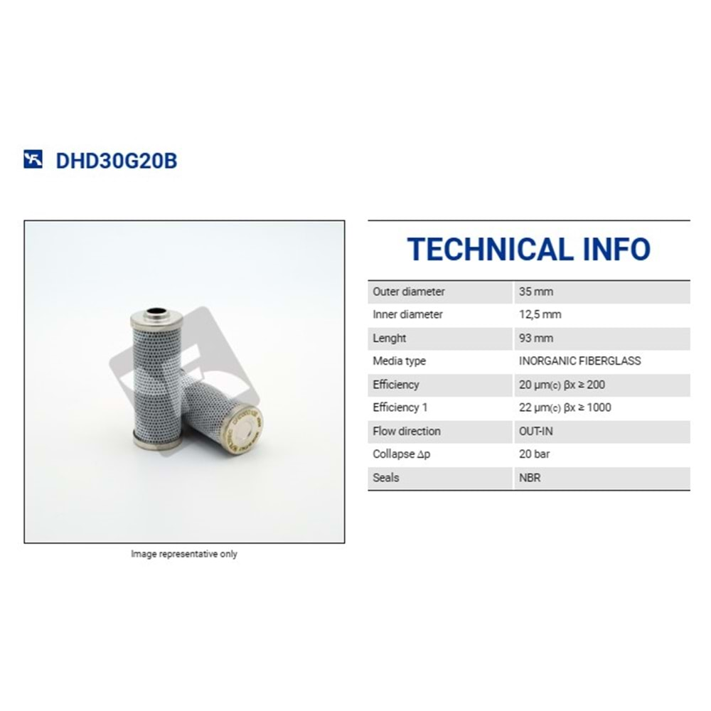 FILTREC DHD30G20B FILTER ELEMENT