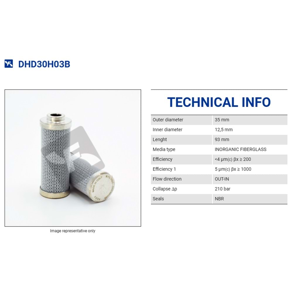 FILTREC DHD30H03B FILTER ELEMENT