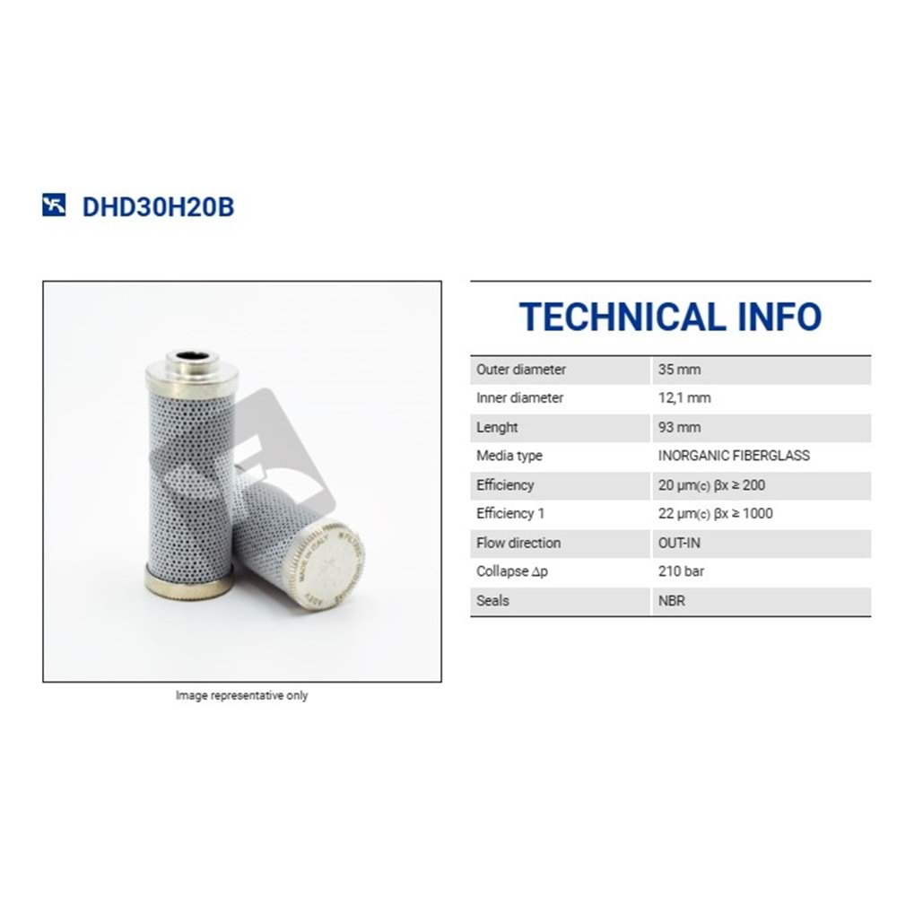 FILTREC DHD30H20B FILTER ELEMENT