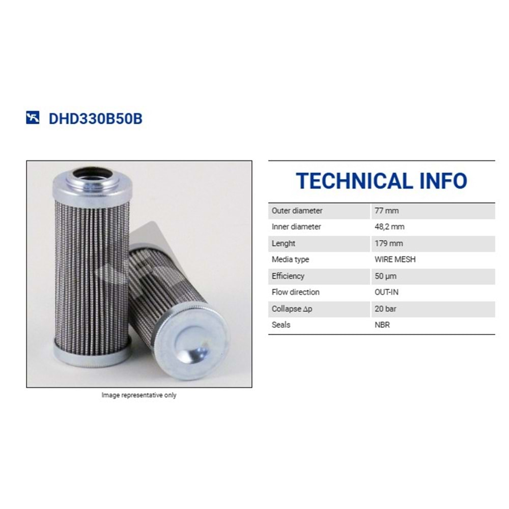 FILTREC DHD330B50B FILTER ELEMENT