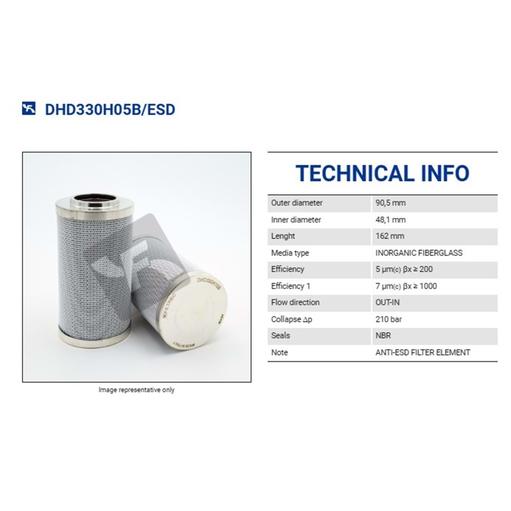 FILTREC DHD330H05B/ESD FILTER ELEMENT