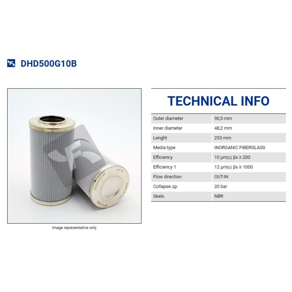 FILTREC DHD500G10B FILTER ELEMENT