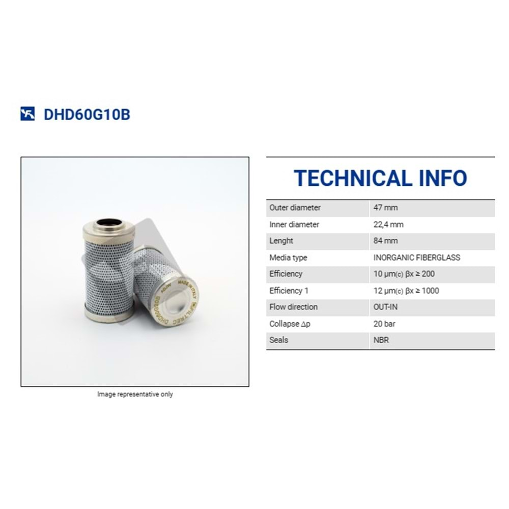 FILTREC DHD60G10B FILTER ELEMENT