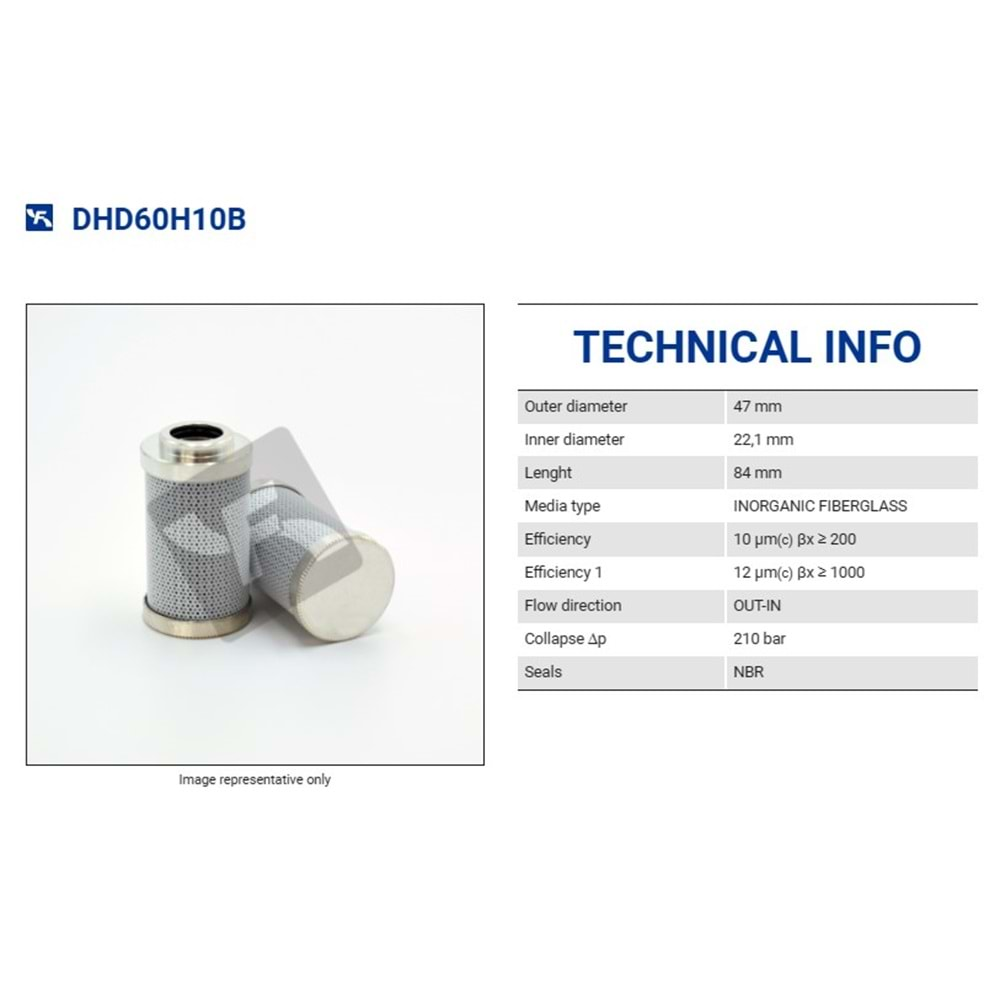 FILTREC DHD60H10B FILTER ELEMENT