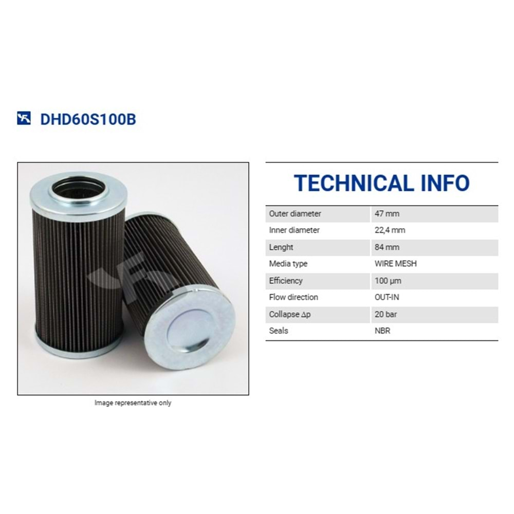 FILTREC DHD60S100B FILTER ELEMENT