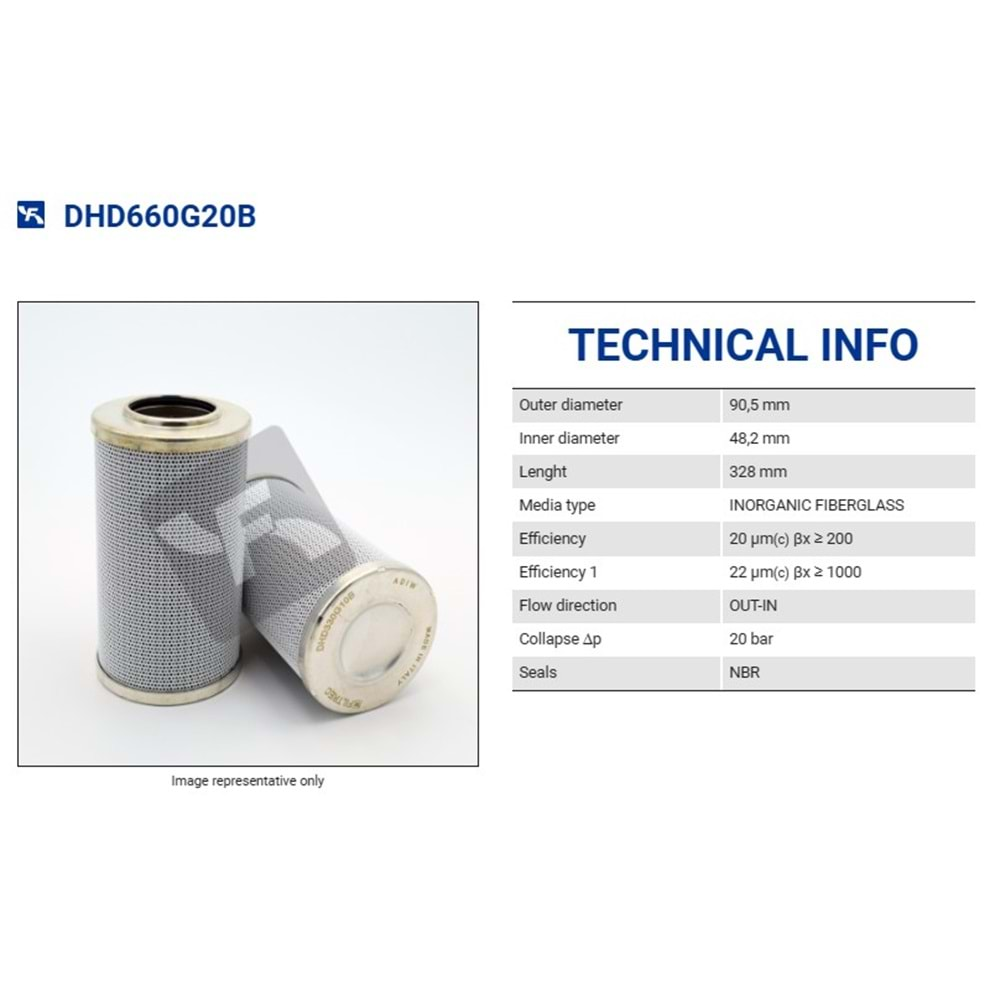 FILTREC DHD660G20B FILTER ELEMENT