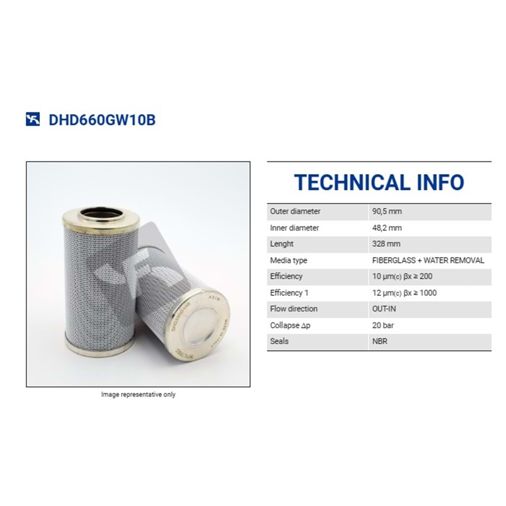 FILTREC DHD660GW10B FILTER ELEMENT