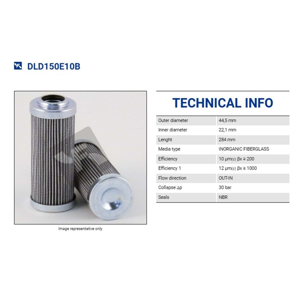 FILTREC DLD150E10B FILTER ELEMENT