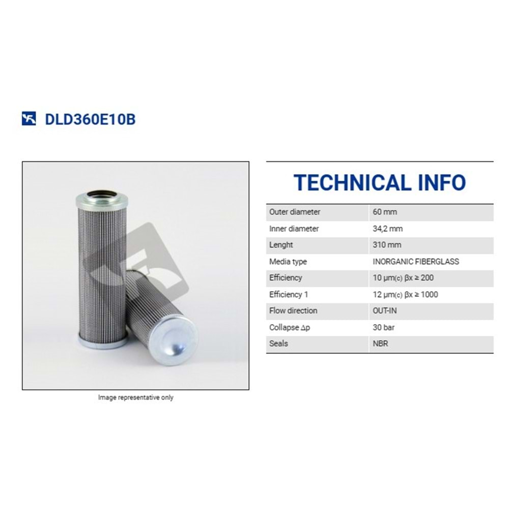 FILTREC DLD360E10B FILTER ELEMENT