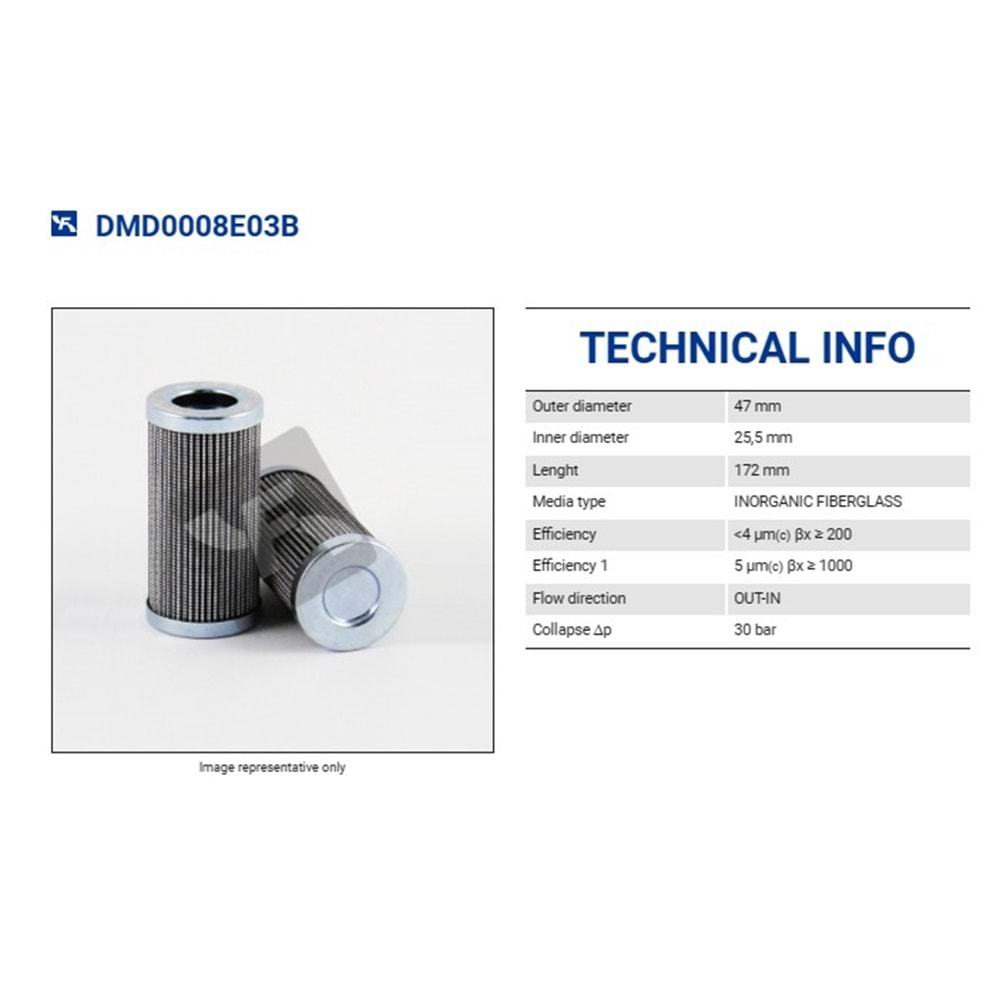 FILTREC DMD0008E03B FILTER ELEMENT