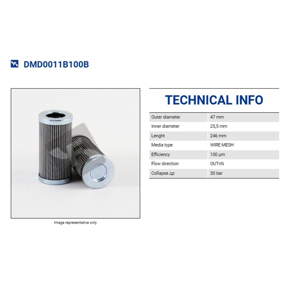 FILTREC DMD0011B100B FILTER ELEMENT