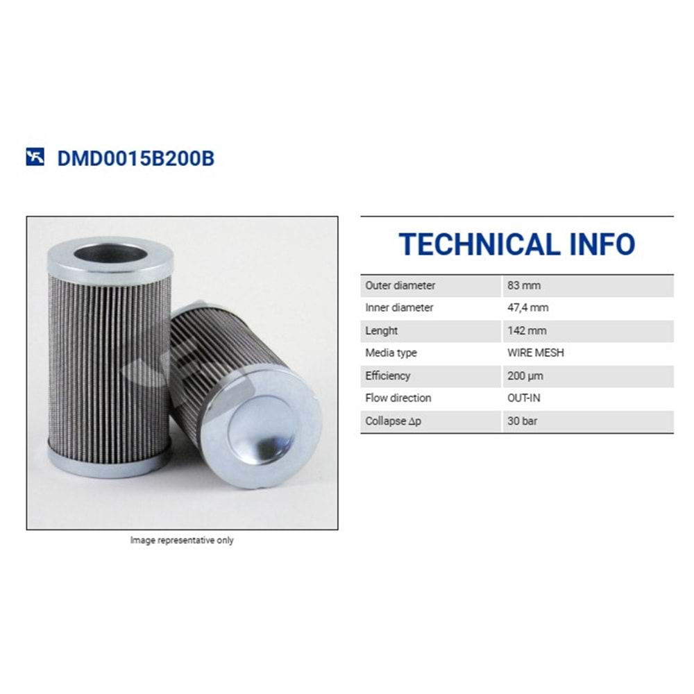 FILTREC DMD0015B200B FILTER ELEMENT