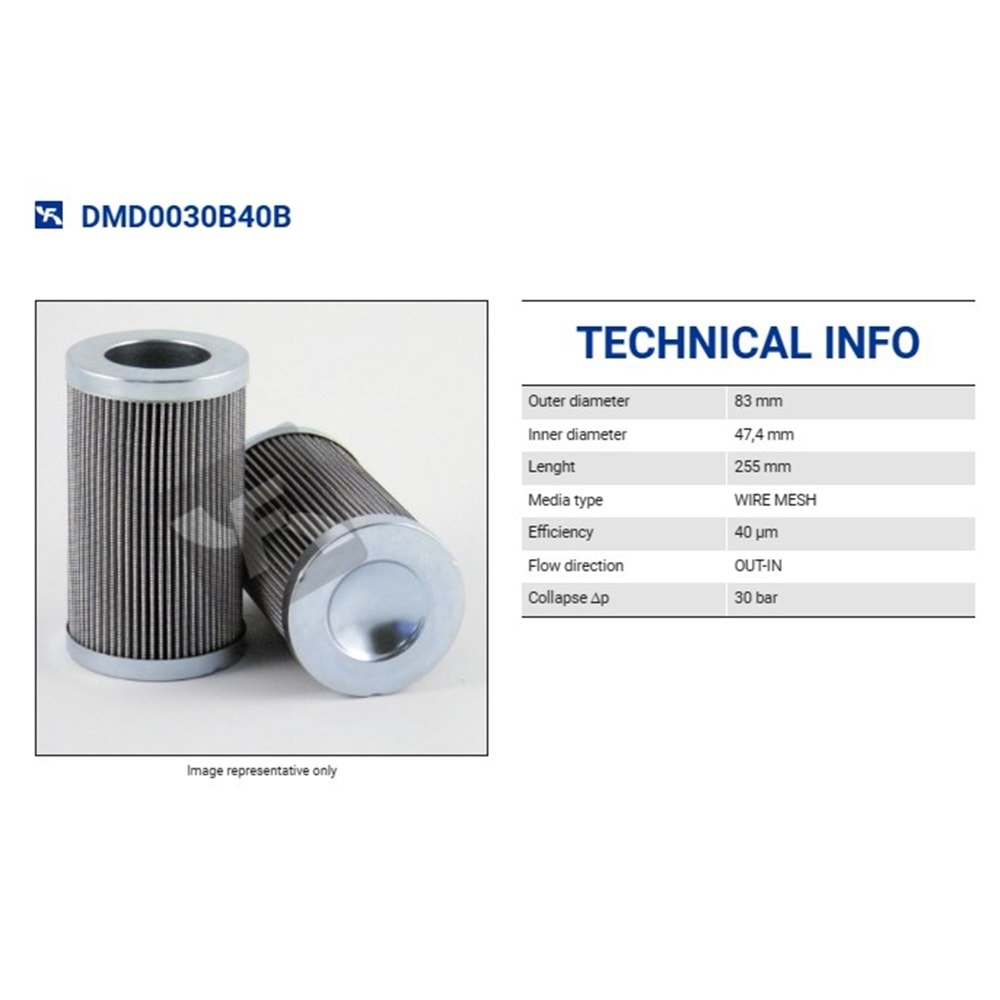 FILTREC DMD0030B40B FILTER ELEMENT