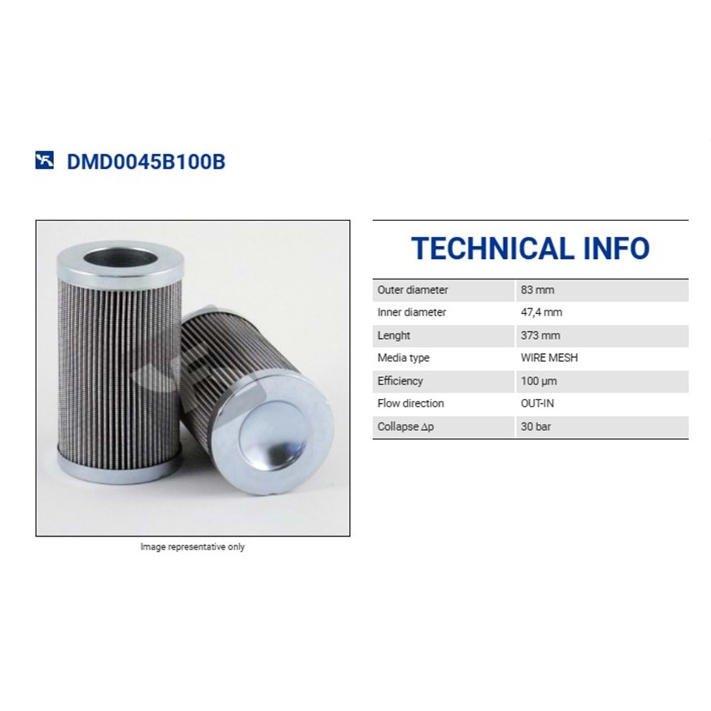 FILTREC DMD0045B100B FILTER ELEMENT