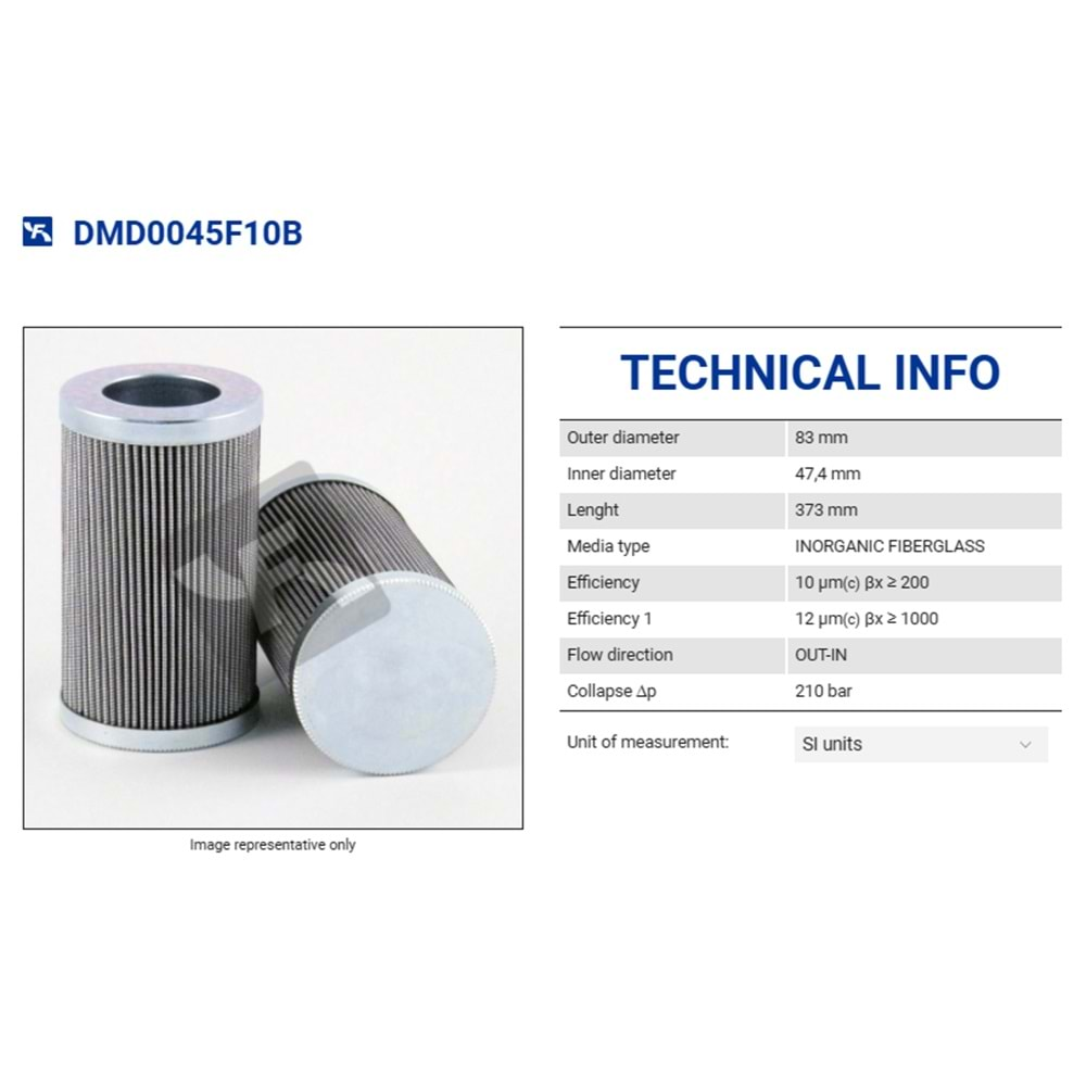 FILTREC DMD0045F10B FILTER ELEMENT