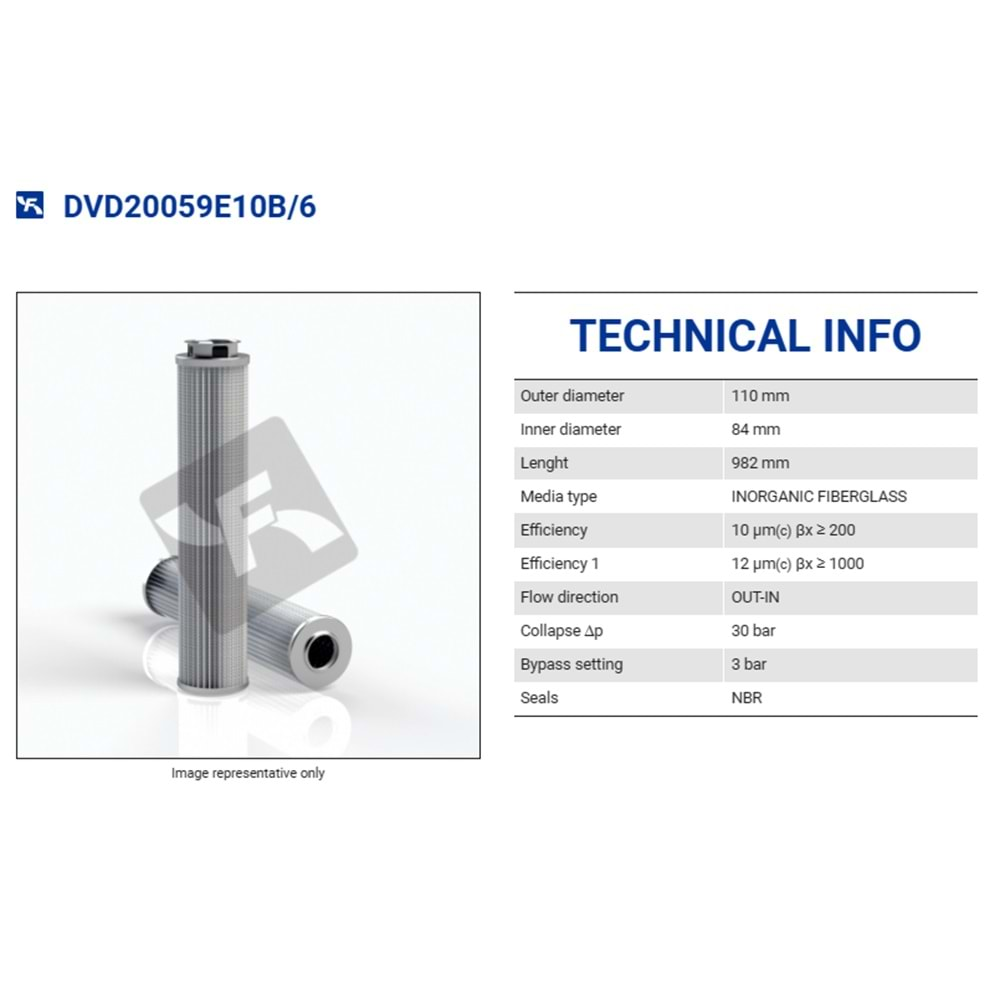 FILTREC DVD20059E10B/6 FILTER ELEMENT