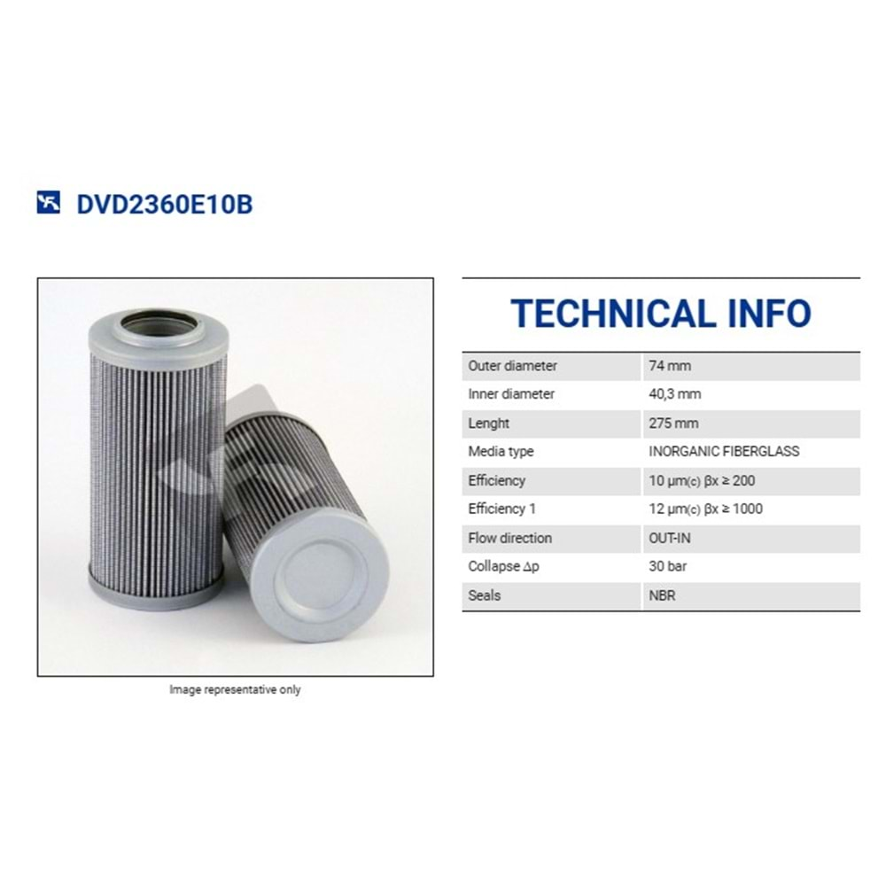 FILTREC DVD2360E10B FILTER ELEMENT