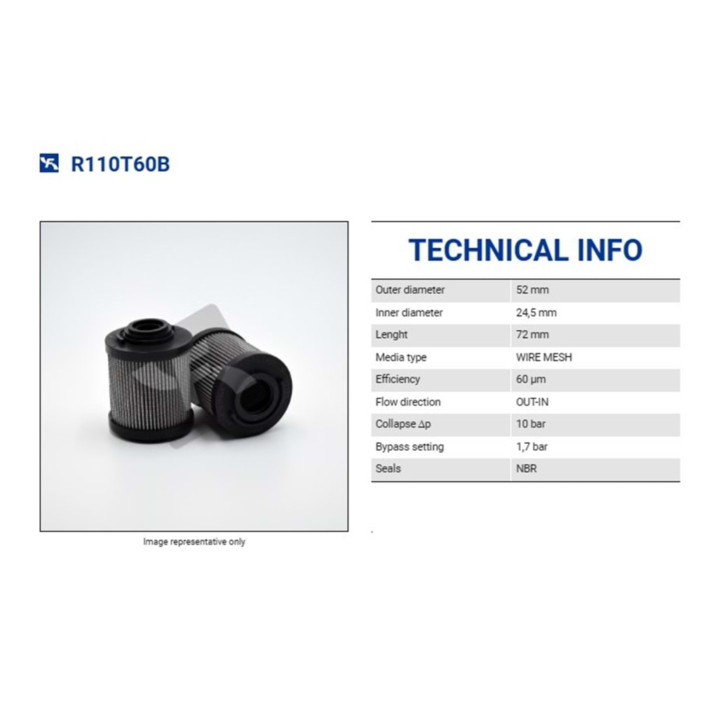 FILTREC R110T60B FILTER ELEMENT