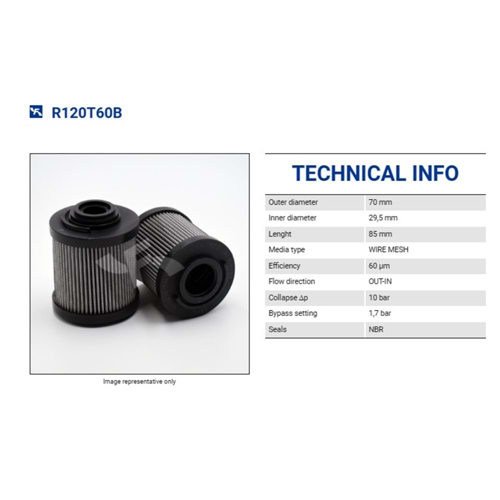 FILTREC R120T60B FILTER ELEMENT