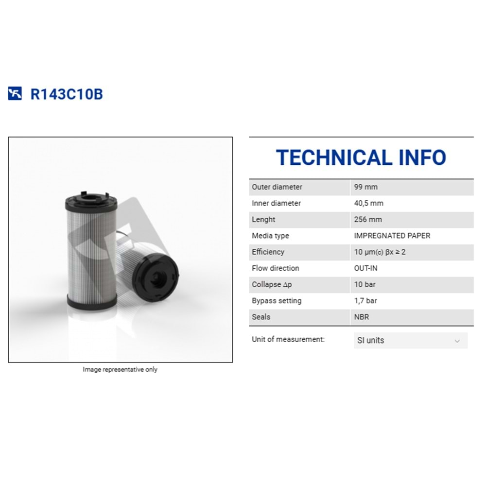 FILTREC R143C10B FILTER ELEMENT