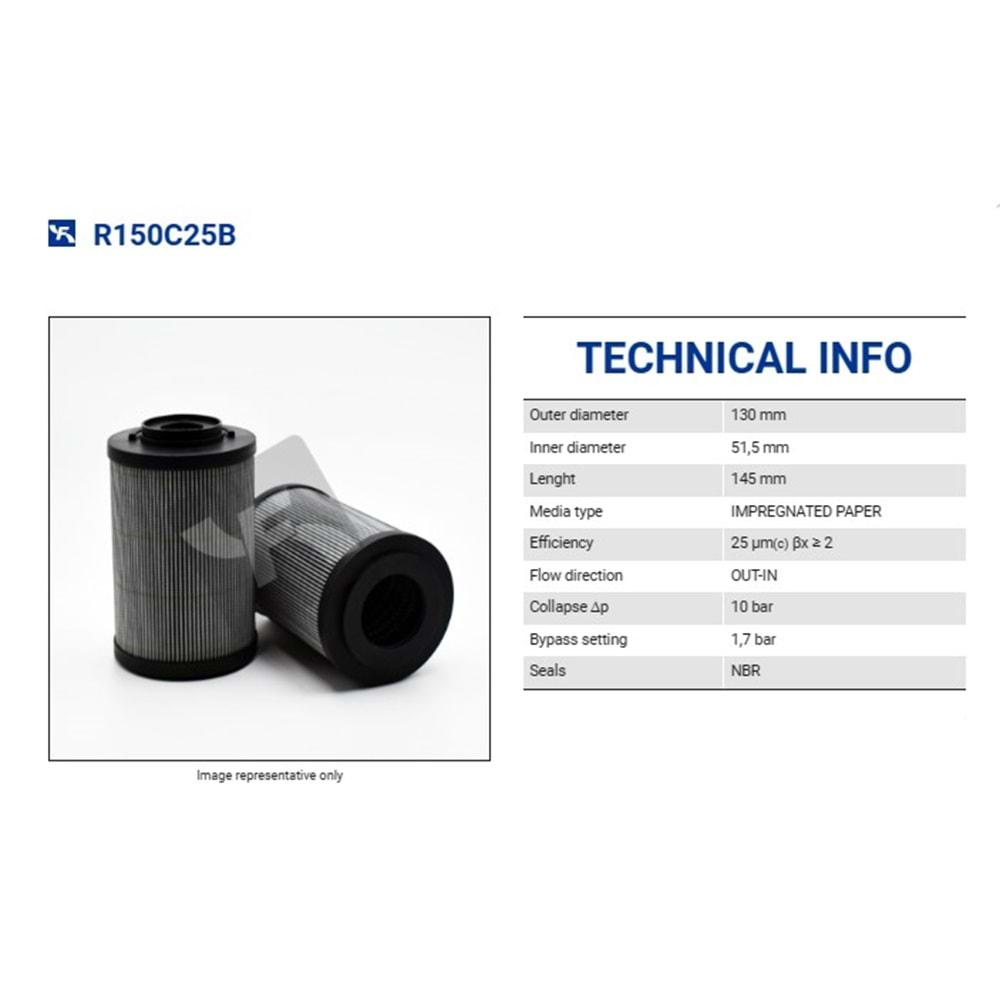 FILTREC R150C25B FILTER ELEMENT