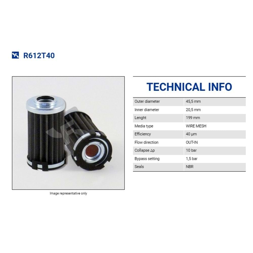 FILTREC R612T40 FILTER ELEMENT