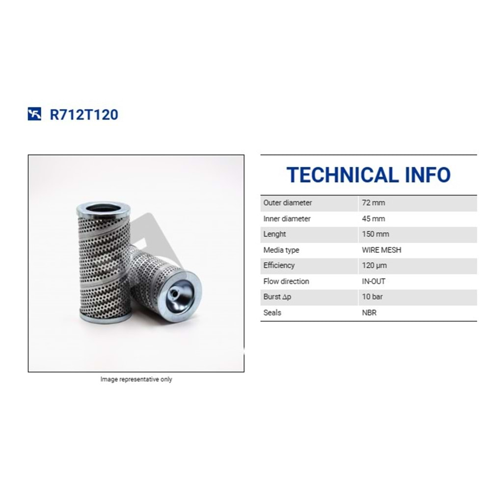 FILTREC R712T120 FILTER ELEMENT