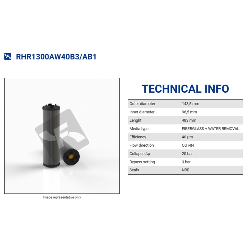 FILTREC RHR1300AW40B3/AB1 FILTER ELEMENT